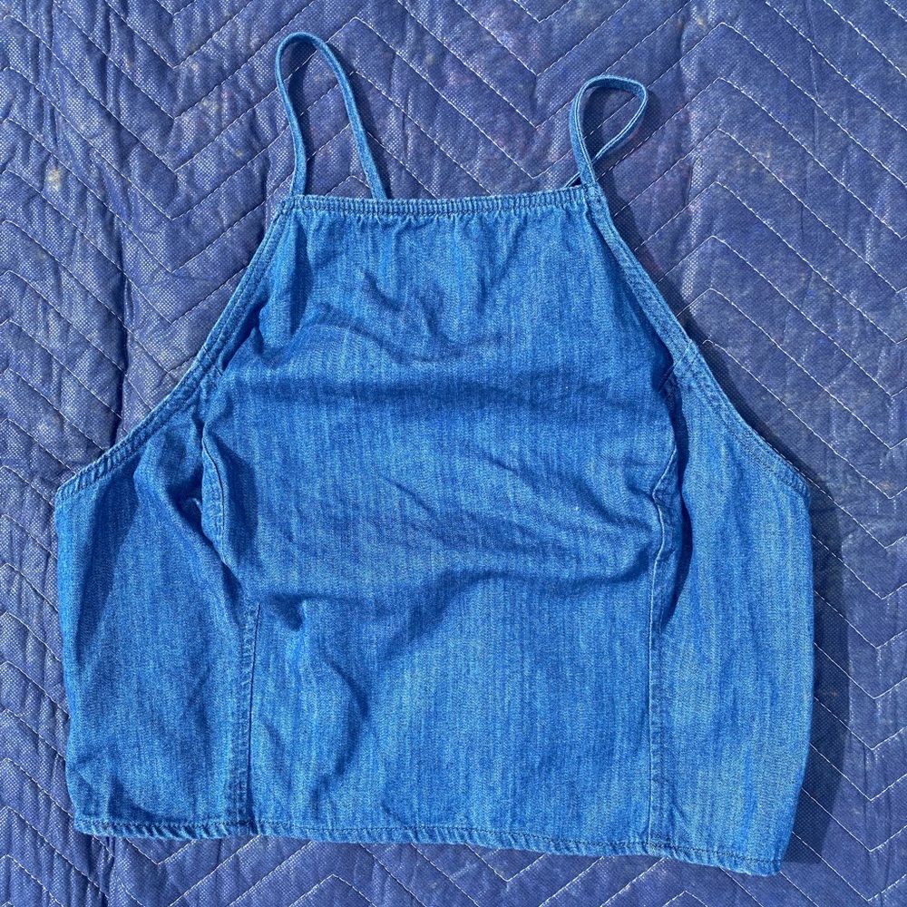 hollister jean top